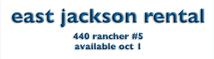 rental  440 rancher Jackson WY